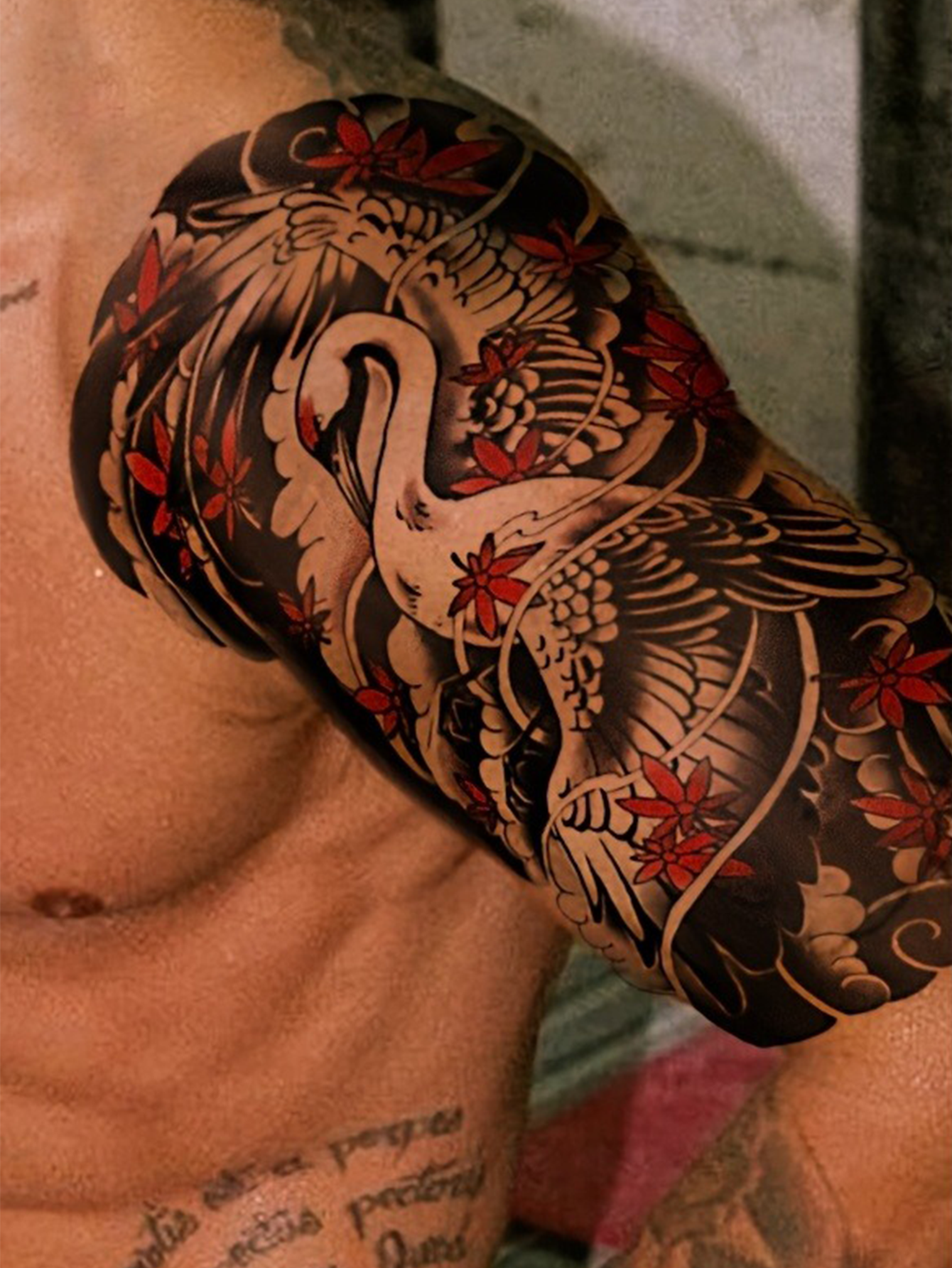 Ink Painting Arm Ring Tattoo Sticker